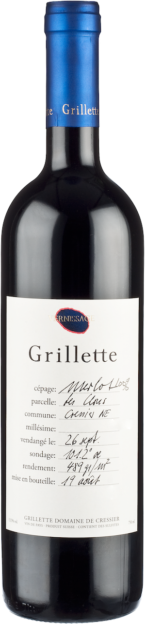 Les Clous Vernissage Merlot Vin de Pays Romand