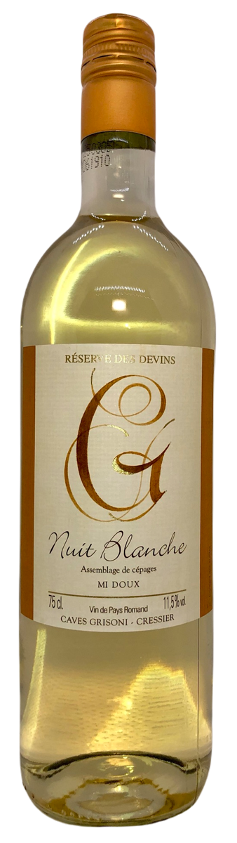 Nuit Blanche Assemblage de cépages Vins de Pays Romand